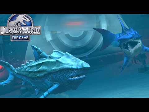 MEGARCHELON Vs HELICOPRION MAX LEVEL BOOSTED!! VIP BATTLES in Jurassic World The Game