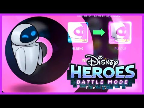 LEVEL UP EVE!! Disney Heroes Battle Mode Gameplay Walkthrough Ep.56