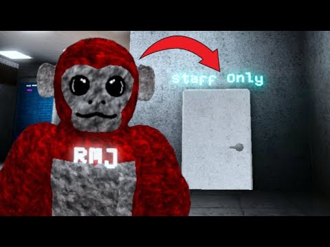How to get into the in staff room in scary baboon￼