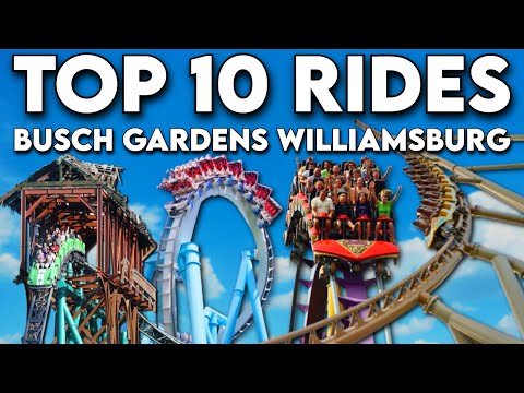 Video: Top 10 Rides at Busch Gardens Williamsburg