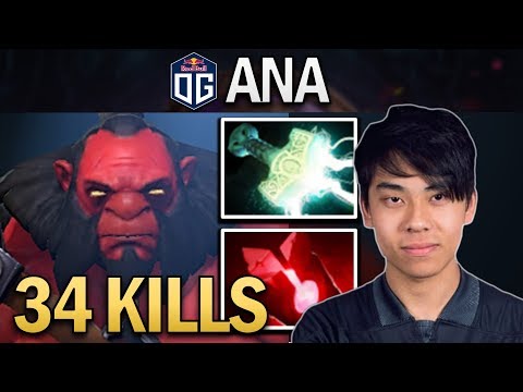 THE GAME THAT OG.ANA HAD A 34-KILL PERFORMANCE ON AXE - DOTA 2 PRO GAMEPLAY