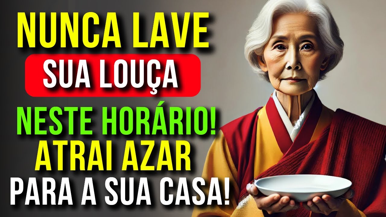 Nunca Lave a Louça Neste Horário Ou Você Atrairá Pobreza e Azar | Ensinamentos Budistas