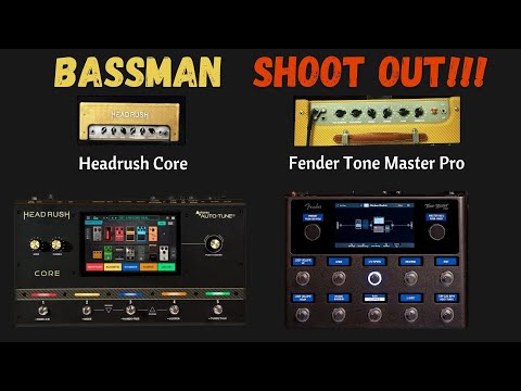 Headrush vs Tone Master Pro Shootout | Bassman Amp Model