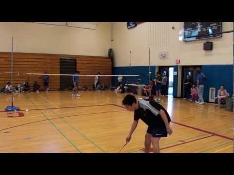 Crystal City Badminton Open 2012, Men Singles Final Game 1/2, HD 1080p