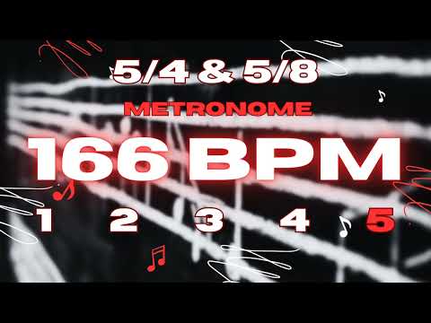 166 BPM - 5/4 & 5/8 Metronome