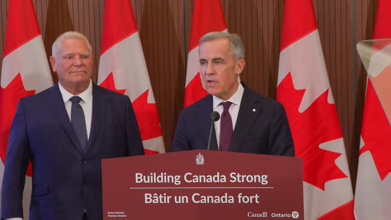 Premier Ford and Prime Minister Carney Hold a Press Conference | October 21