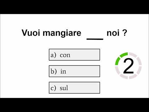 ITALIENISCH QUIZ 3 - level A2 (einfach) | Bestehst Du diesen  ITALIENISCH QUIZ ?