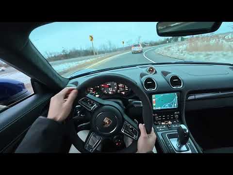 [POV] 2025 Porsche 718 Cayman GTS 4.0 PDK - Winter Drive