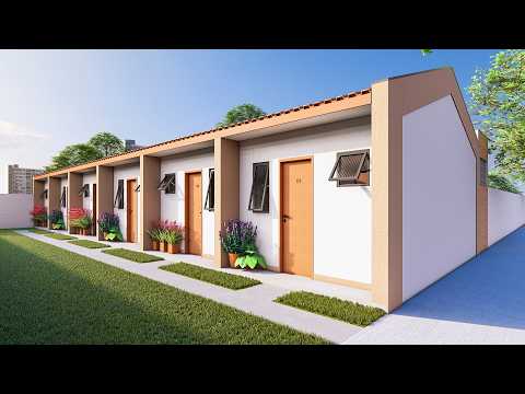 HOW TO BUILD 6 STUDIO APARTMENTS with little money | 10X20 LOT | Structural block without slab