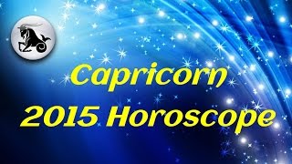 Capricorn 2015 Horoscope. Love in 2015 for Singles
