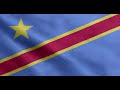 Congo Democratic Republic Waving Flag 4k Loop Free Download