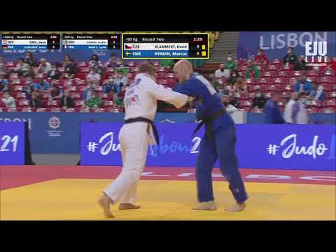 2021 Lisbon 1 K 90 kg Klammert David CZE vs  Nyman Marcus SWE