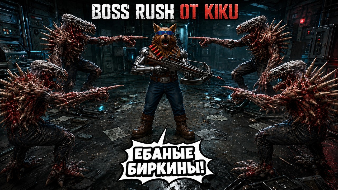 СТРИМ С ЧИПАЕМ#575 - ТАЩИМ BOSS RUSH от КИКУ (120 ЗЛЫХ БОСЯКОВ на PS1 ПРОТИВ ЧИПАЯ) - ЧАС?