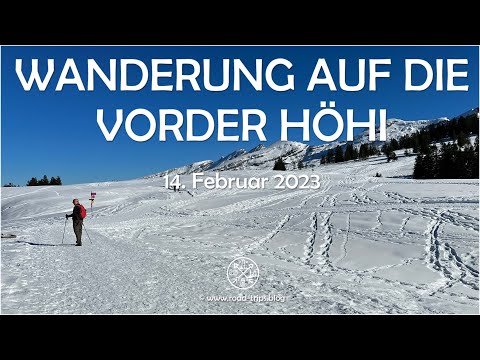 Winterwanderung auf die Vorder Höhi bei Amden