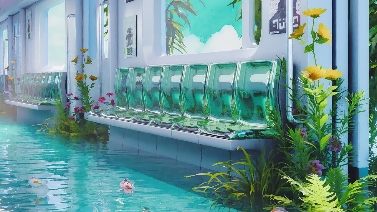 Creating a dreamy train interior in Blender. Full Breakdown.