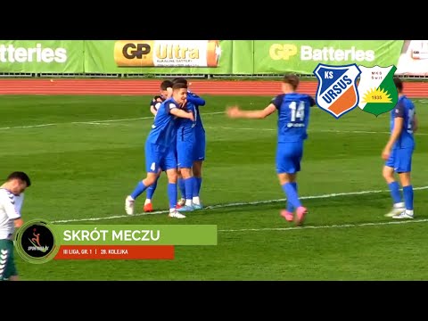 Ursus Warszawa - Świt Nowy Dwór Mazowiecki 1:0 | Skrót meczu [2022.04.27]