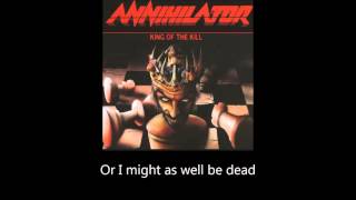 Annihilator - 21 (Lyrics)