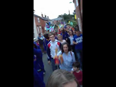 Paralympics 2012 Torch Parade in Needham Market