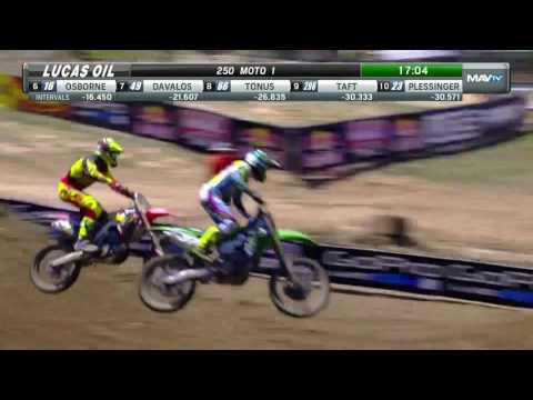 Budds Creek 250 Moto 1: Savatgy battles with J  Smith, who almost goes down