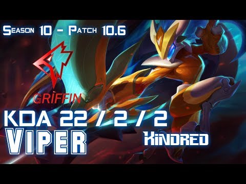 GRF Viper KINDRED vs JINX ADC - Patch 10.6 KR Ranked