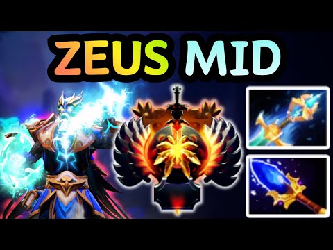 🔥 NEW PATCH 7.40b ZEUS MIDLANE IMBA MAGIC DAMAGE | DOTA 2 GAMEPLAY 🔥