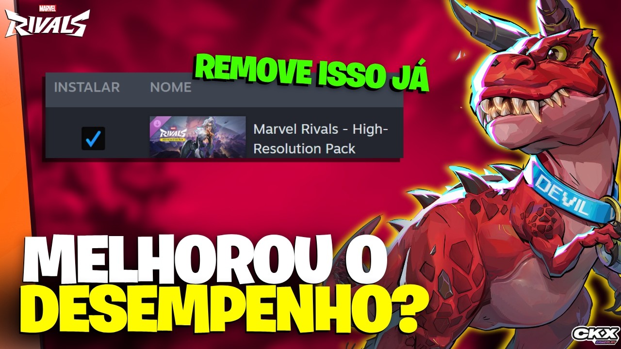 ISSO PODE PESAR O SEU JOGO! DICA de CONFIGURAÇÕES MARVEL RIVALS