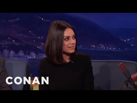 Mila Kunis Donated To Planned Parenthood In Vice President Mike Pence’s Name | CONAN on TBS