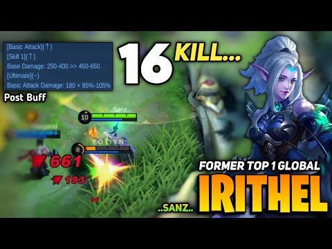 Irithel Post Buff Best Build & Gameplay [ Former Top 1 Global irithel ]  ..Sanz.. - Mobile Legend