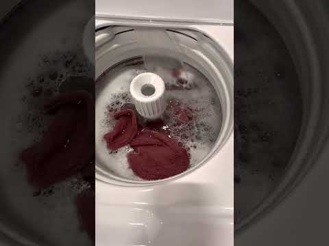 Speed Queen TR7 Heavy Duty Cycle. Large water level test with towels