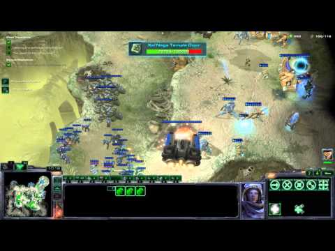Starcraft2 WoL:The Dig 0lost All Protoss destroyed