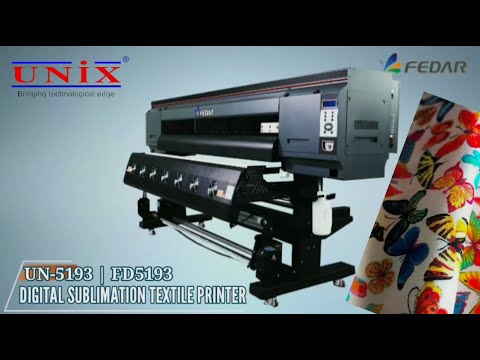 Fedar Unix-UN-5193- 3 Head Digital Dye Sublimation Printing Machine