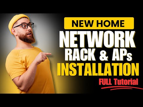 New Home Network Rack and APs Installation - Full Tutorial
