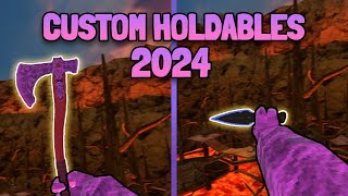 How to get Custom Holdables IN GORILLA TAG 2024 (updated)