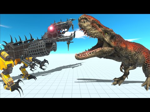 MECHASAURUS vs EVERY UNIT - Animal Revolt Battle Simulator ARBS