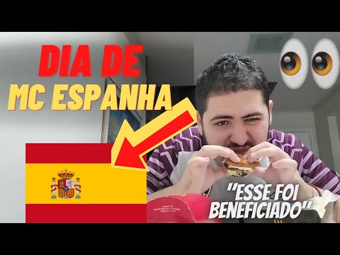 PROVANDO MC ESPANHA (EXPERIÊNCIA COMPLETA) - MC LANCHES DA COPA DO MUNDO 2022