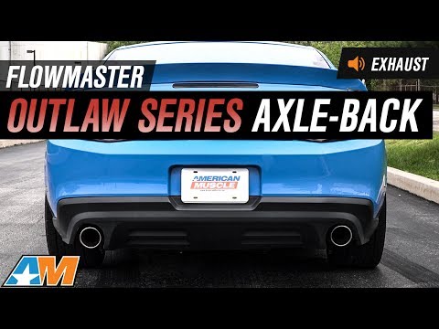 2011-2013 Mustang GT, GT500 Flowmaster Outlaw Series Axle-Back Exhaust Sound Clip & Install