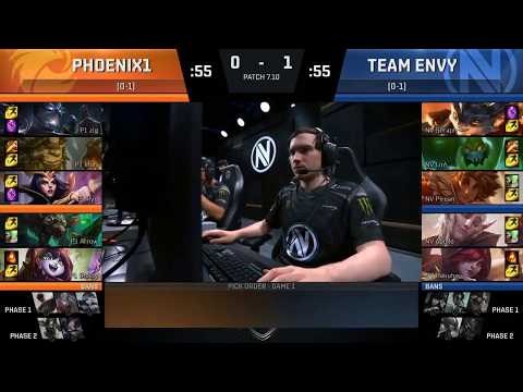 NV vs P1 Highlights Game 2 NA LCS Summer 2017 EnvyUs vs Phoenix1 W1D3