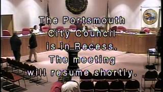 preview picture of video 'Portsmouth City Council Meeting 1.5.15 B'