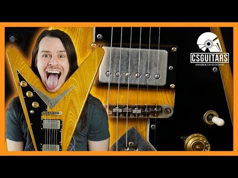Ibanez Vintage Flying V 2387 Rocket Roll Custom 1975 Natural image 12