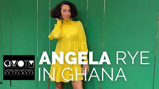 Angela Rye Visit's Ghana For the First Time | African Woman on the Move - Diaspora Woman