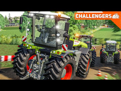 LS19 CHALLENGERS #1: Das CLAAS XERION-Rennen über Berge und durch Schlamm! | FARMING SIMULATOR 19