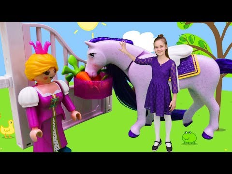 Игрушки Плеймобиль для девочек - День рождения принцессы | @GullGirl