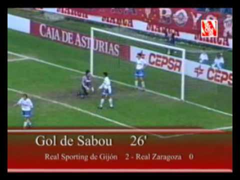 Sporting de Gijón 4 - 1 Zaragoza Temp 1995/96.