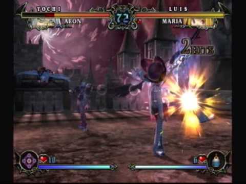 CastleVania Judgment Tournament Tochi(Aeon) Vs Luis(Maria)