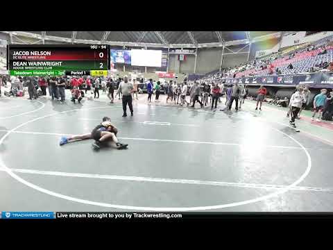 94 Lbs Quarterfinal - Jacob Nelson, DC Elite Wrestling Vs Dean Wainwright, Agoge Wrestling Club Dc