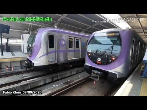 Movimentação na Estação Capão Redondo da linha 5 Lilás do Metrô  -  Portal da Mobilidade