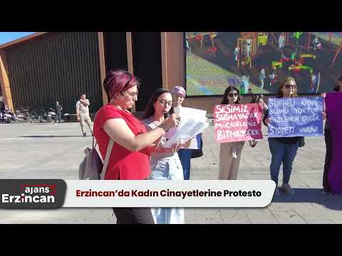 Erzincan’da Kadın Cinayetlerine Protesto