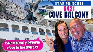 Star Princess Cabin 6421 | Cove Balcony Tour & Honest Review! 🚢