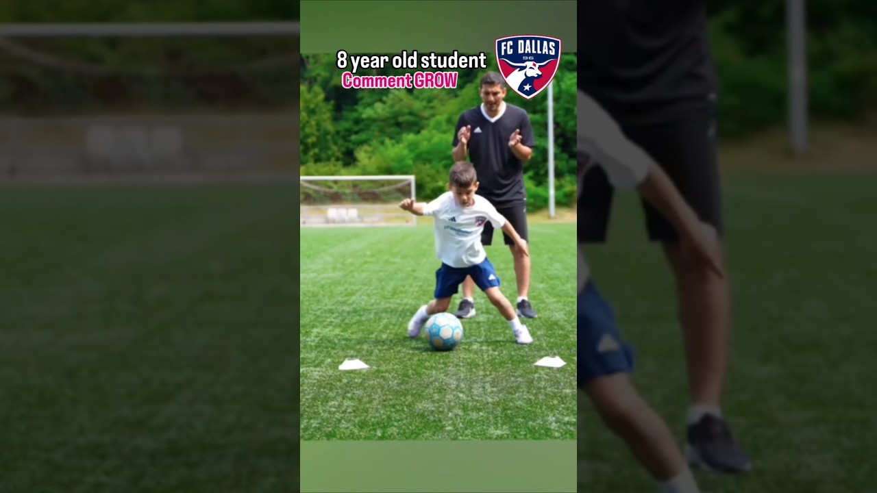 BodyFeint drills for 8 year old - FC DALLAS - Coach Ahmadreza