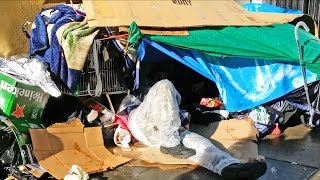 Homeless Encampments in the Tenderloin (4K UHD)